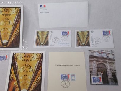 null FRANCE Lot of First Day stamps on the theme of the Bicentenary of the Cour des...