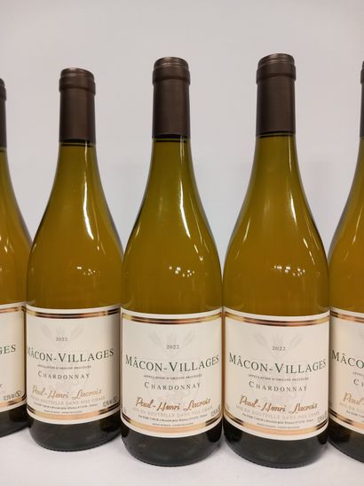 null 8 Bouteilles de Macon- Villages Chardonnay Blanc 2022 Paul Henri Lacroix