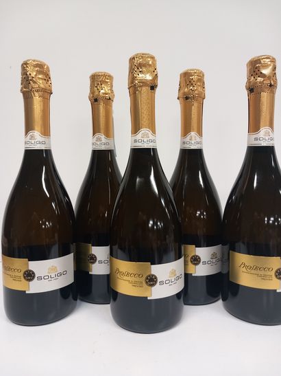 null 5 bouteilles de Prosecco Domaine de Tréviso Extra Dry Soligo depuis 1957