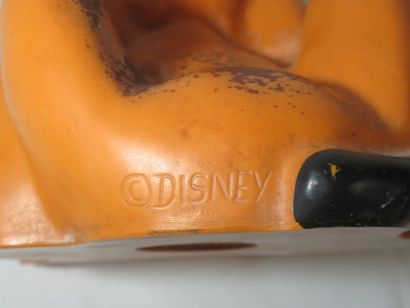 null CELLOPLAST - Figurine en résine de Pluto, Disney, années 1990. hauteur 27cm....
