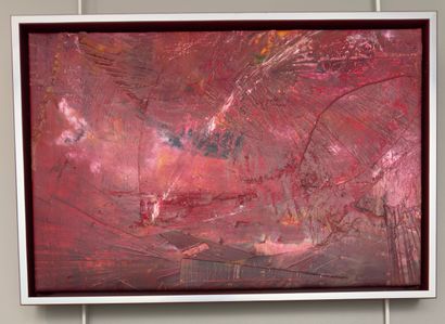 null Marie-Amélie Chéreau (née en 1972 - Art abstrait contemporain) "Burning sunset"....