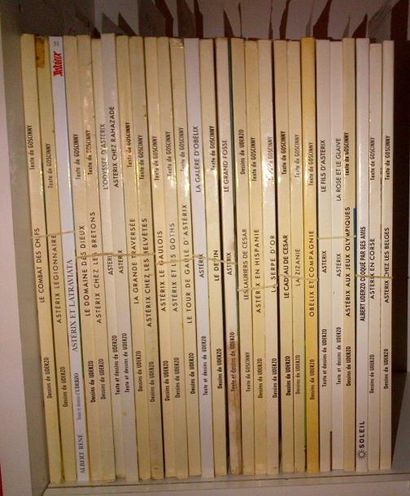 GOSCINNY - UDERZO ASTERIX - Lot de trois albums Le Domaine des dieux. Dargaud, 1977...