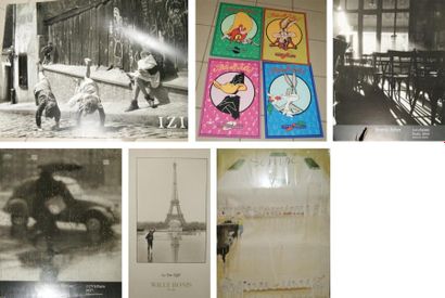 null Lot d'affiches: photos de Paris, Sempé, Looney Tunes
