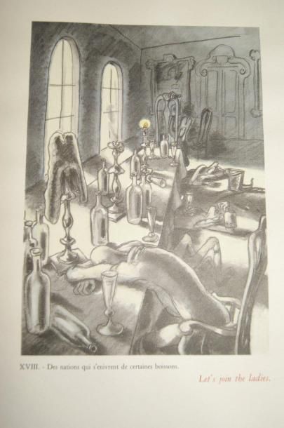 SALLENGRES A. H. Eloge de l'ivresse. Paris, Editions de la Couronne. Illustrations...
