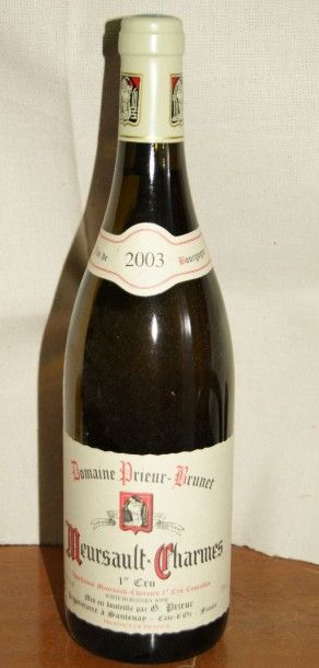 null 1	 bouteille 	MEURSAULT 	"Charmes", Prieur-Brunet 2003