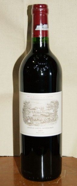 null 1	 bouteille 	CH. 	LAFITE-ROTHSCHILD, 1° cru 	Pauillac 	2003
