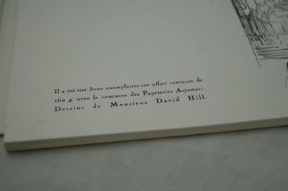 DAVID HILL La nuit du faubourg Saint Honoré - 28 juin 1966. Fascicule présentant...