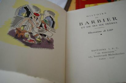 null Lot de 11 livres pour enfants: Le barbier et ses six frères (illustré par LEP,...