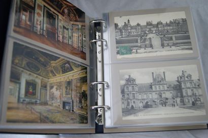 null Ensemble de 3 albums de cartes postales: - Région parisienne (environ 80 cartes:...