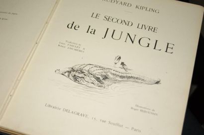 null Ensemble de deux ouvrages : Rudyard Kipling, Le livre de la jungle, quatrième...