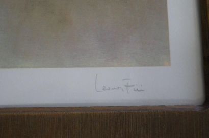 null Leonor FINI Visage Lithographie, signée et numérotée au crayon : " EA 15/25...