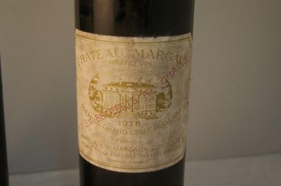 null 1 bouteille de Château Margaux, 1er Grand cru classé, 1978. ES, TLB