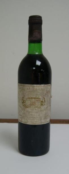 null 1 bouteille de Château Margaux, 1er Grand cru classé, 1978. ES, TLB
