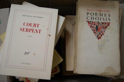 null Lot de livres, NRF, éditions de France : Boucheron, Court serpent / Bory, La...