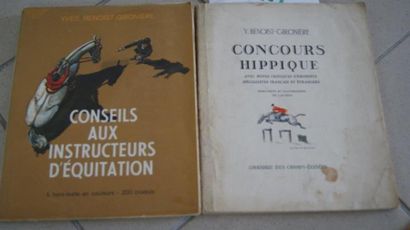null BENOIST-GIRONIERE (Yves). - Concours Hippique. Librairie des Champs élysées,...