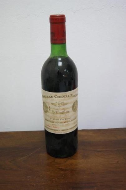 null 1 bouteille de Cheval Blanc, 1970, Saint Emilion, 1er Grand cru classé (étiquette...