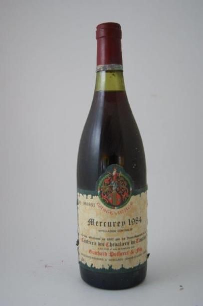 null 1 bouteille de Mercurey. François Martenot. Pas d'indication de date. (étiquette...
