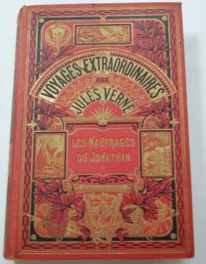 null Jules VERNE, Les Naufragés du Jonhatan, Paris, Hachette, 1922. Illustrations...