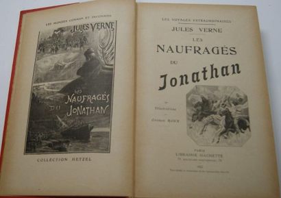 null Jules VERNE, Les Naufragés du Jonhatan, Paris, Hachette, 1922. Illustrations...