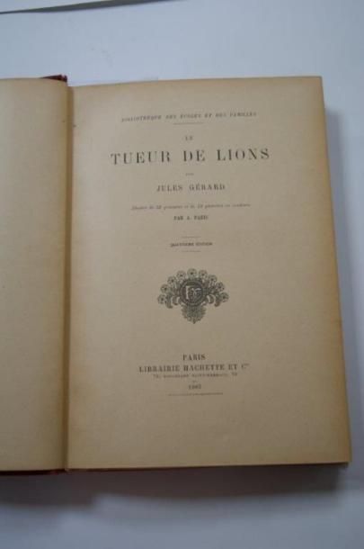 null Jules GERARD Le Tueur de lions, Paris, Hachette, 1903. Illustré par A Paris...