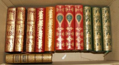 null Lot de livres reliés : HIstoire de la Révolution française par Michelet (7 tome),...