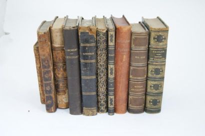 null Lot de 10 livres reliés XIXe-XXe, dont Sadler, History of England (Paris, Truchy,...