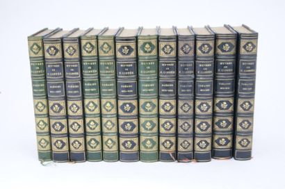 null François Coppée, Oeuvres. Paris, Alphonse Lemerre. 12 volumes : Poésies (1864-78),...