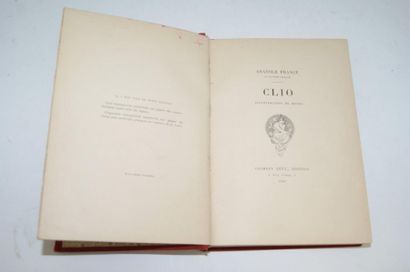 null FRANCE (Anatole) [MUCHA Alfons]– Clio.
Paris, Calmann-Lévy, Editeur, 1900. 13...