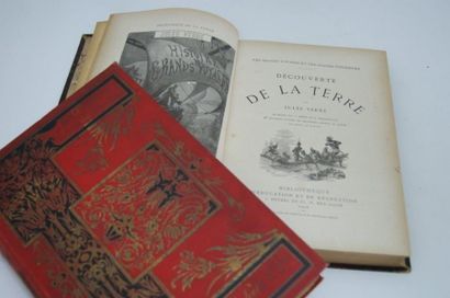 null Lot de deux livres :

- Jules VERNE Découverte de la Terre. Paris, Hetzel &...