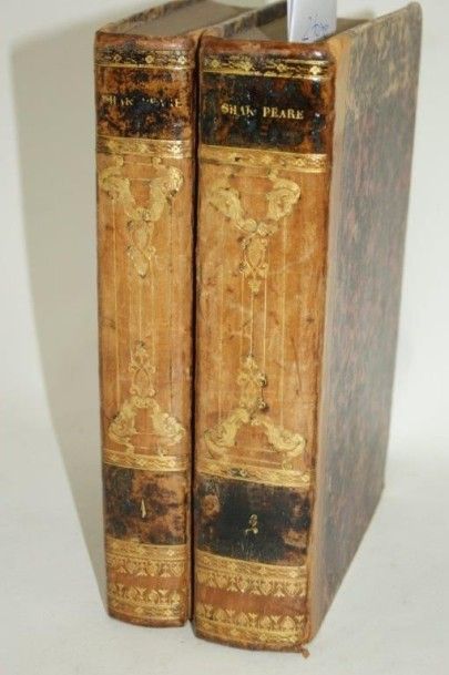 null Shakespeare, Oeuvres dramatiques. Paris, Lavigne, 1836. 2 tomes. (rousseurs...