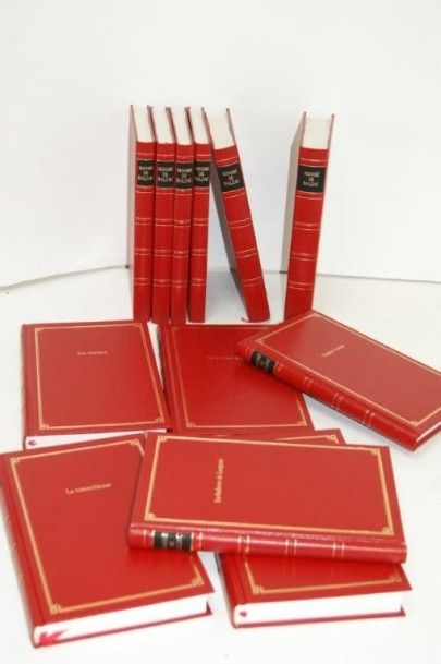 null Honoré de BALZAC, Collection Le Grand Livre du Mois. 12 volumes.