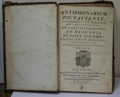 null Antiphonaire "Antiphonarium Pictaviense Illustrissimi E Reverandicini in Christo...