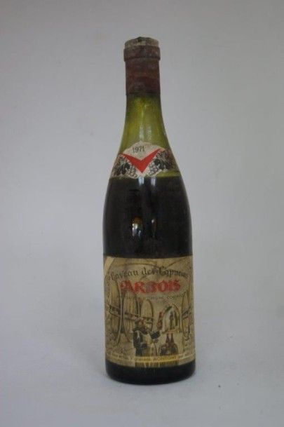 null 1 bouteille d'Arbois, Caveau des Capucins, 1971. (vidange)