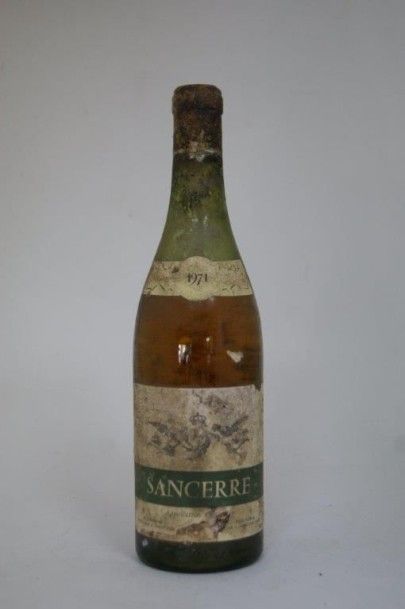 null 1 bouteille de Sancerre, 1971. (vidange)