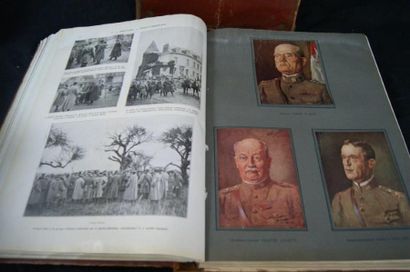 null Lot de deux livres d'illustration sur la 1er guerre mondiale " ALBUM DE LA GUERRE...