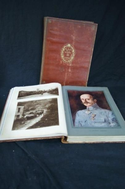 null Lot de deux livres d'illustration sur la 1er guerre mondiale " ALBUM DE LA GUERRE...