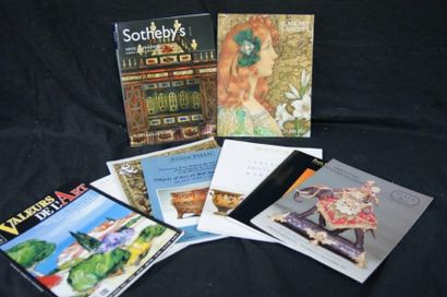 null Lot de 8 catalogues de ventes : Sotheby's, Rossini, Piasa, Tajan, Pecheteau-Badin...
