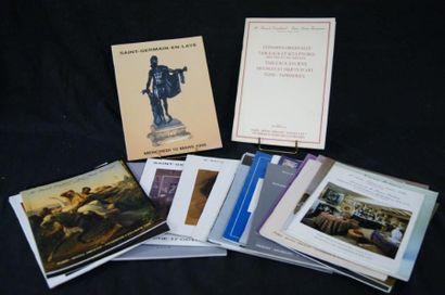 null Lot de 10 catalogues de ventes : Piasa, Saint Germain en Laye, Anaf, Farrando-Lemoine,...