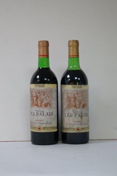 null 2 bouteilles de Corbières, Château Les Palets, cuvée Nicolas (étiquettes sa...