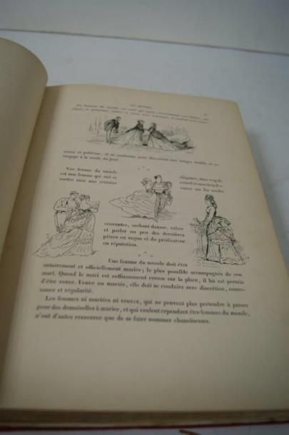 null BERTALL "La Comédie de notre temps" Paris, Plon, 1874. (tâches)