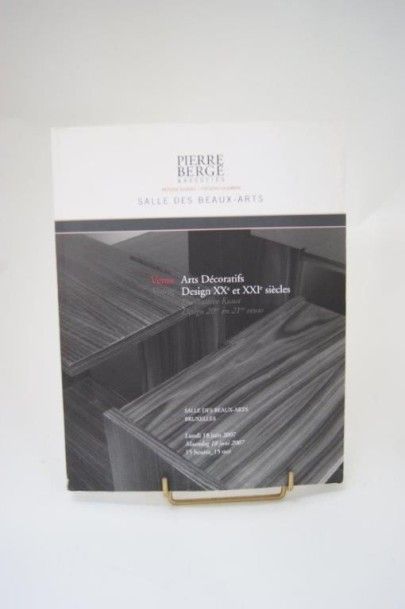 null Catalogue de vente Pierre Bergé "Arts décoratifs Design XX et XXI ème siècle...