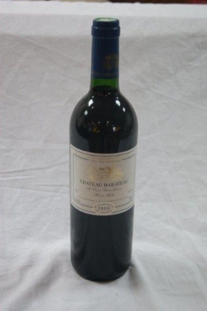 null 1 bouteille de Haut Médoc, château Barateau, 2000