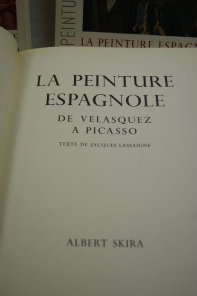null SKIRA Ensemble de trois livres sur la Peinture espagnole : Goya, Picasso, El...