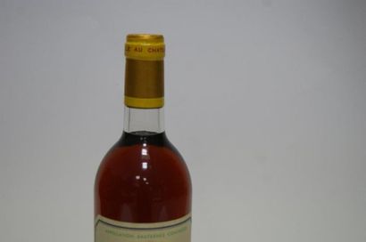 null 1 bouteille de Sauternes, Château Fargues, Lur Saluces, 1989.