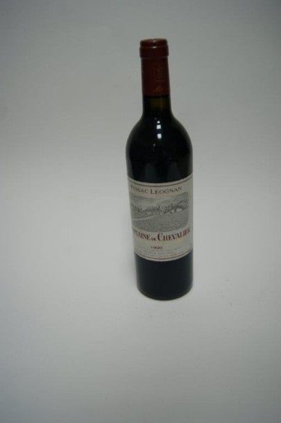 null 1 bouteille de Pessac Leognan, Domaine de Chevalier, 1990.