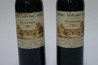 null 2 bouteilles de Pomerol, Vieux Château Certan, 1994.