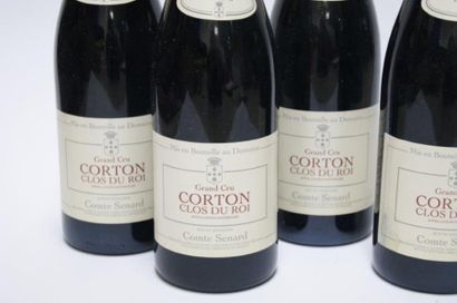 null 4 bouteilles de Corton "Clos du Roi", 1996. Domaine Comte