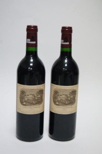 null 2 bouteilles de Pauillac, château Lafite Rothschild, 1994.