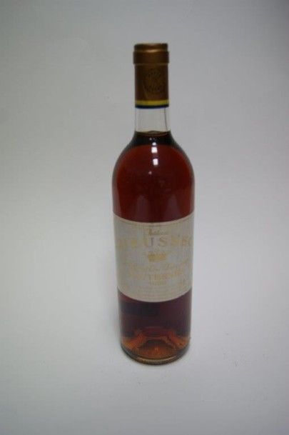 null 1 bouteille de Sauternes, Château Rieussec, 1990.