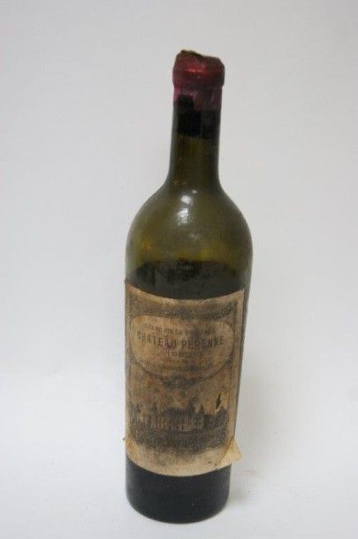 null 1 bouteille de Grand Vin de Bordeaux, Château Perenne, 1922. (niveau très b...
